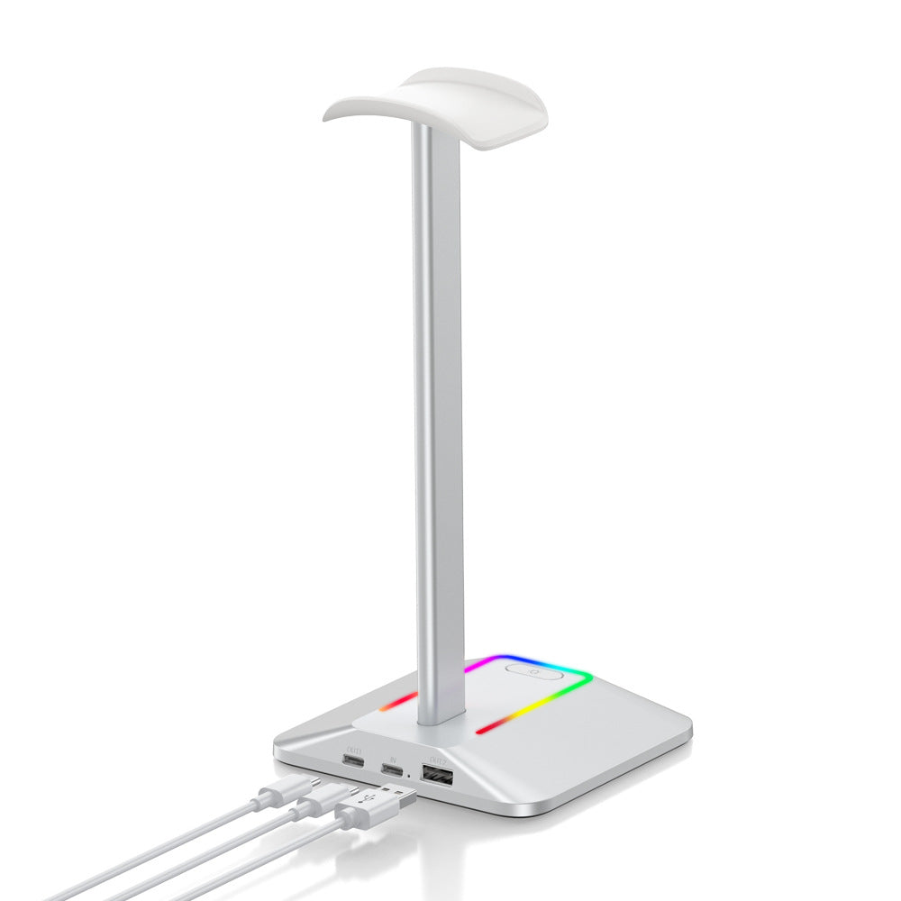 RGB Headphone Stand Dual Output